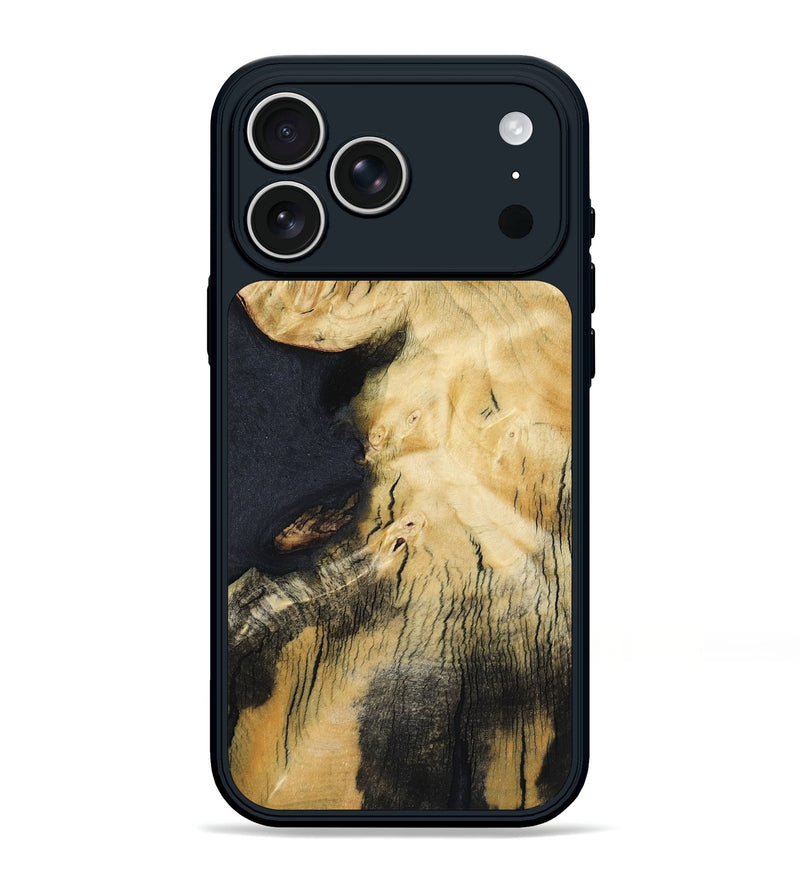 iPhone 17 Pro Max Wood Phone Case - Zaire (Wood Burl, 800902)