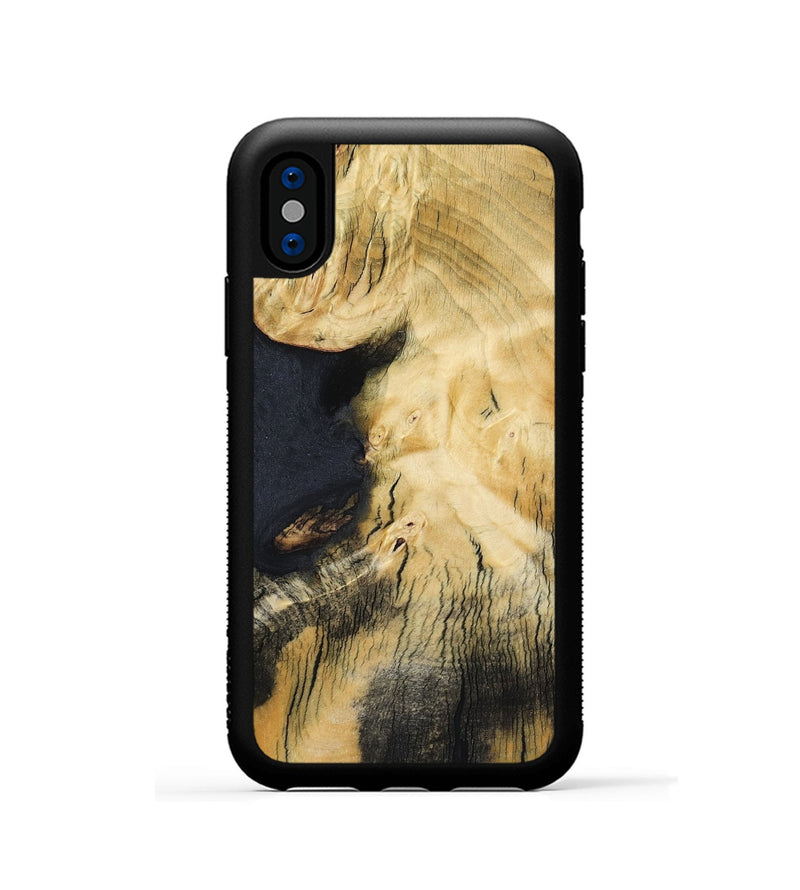iPhone Xs Wood Phone Case - Zaire (Wood Burl, 800902)