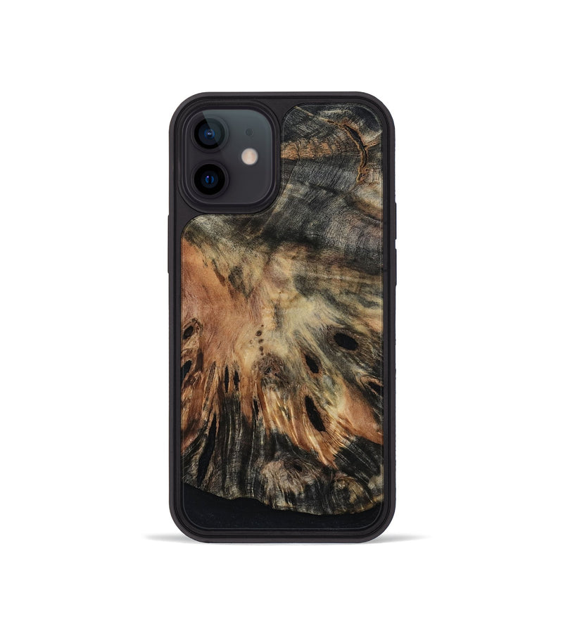 iPhone 12 mini Wood Phone Case - Wrenley (Wood Burl, 800905)