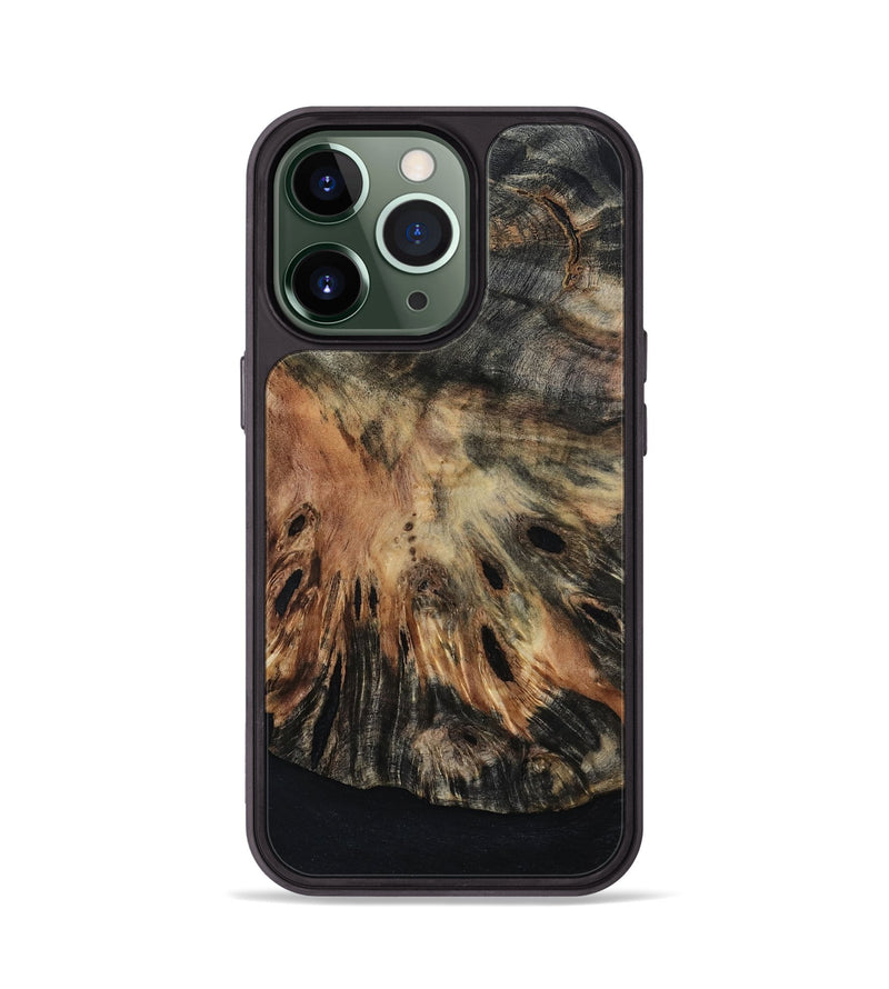 iPhone 13 Pro Wood Phone Case - Wrenley (Wood Burl, 800905)