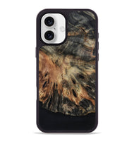 iPhone 16 Plus Wood Phone Case - Wrenley (Wood Burl, 800905)