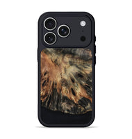 iPhone 17 Pro Wood Phone Case - Wrenley (Wood Burl, 800905)