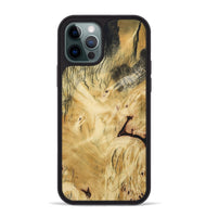 iPhone 12 Pro Max Wood Phone Case - Shavon (Wood Burl, 800906)