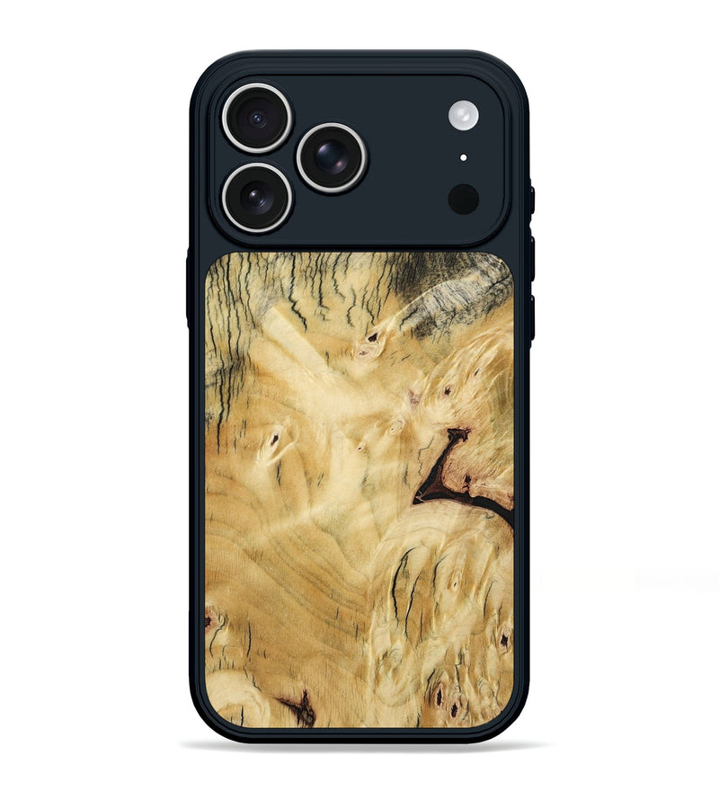 iPhone 17 Pro Max Wood Phone Case - Shavon (Wood Burl, 800906)