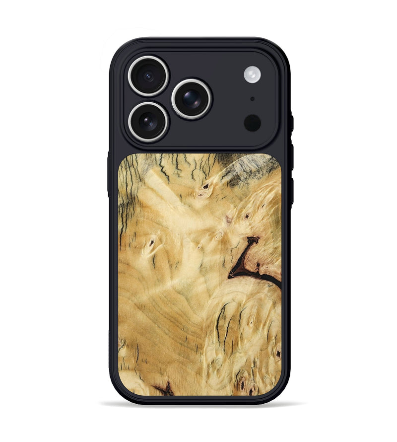 iPhone 17 Pro Wood Phone Case - Shavon (Wood Burl, 800906)