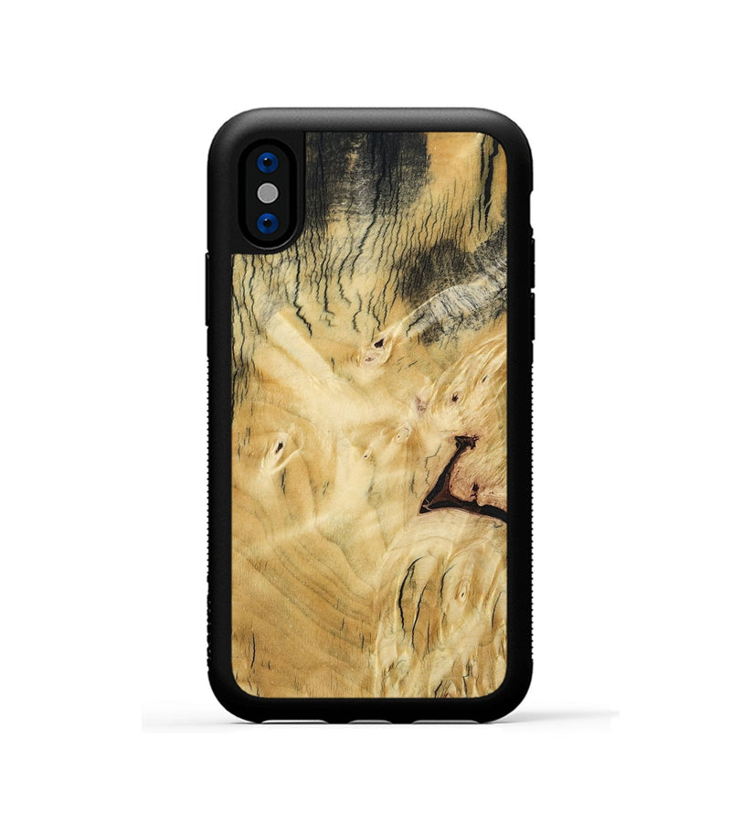 iPhone Xs Wood Phone Case - Shavon (Wood Burl, 800906)