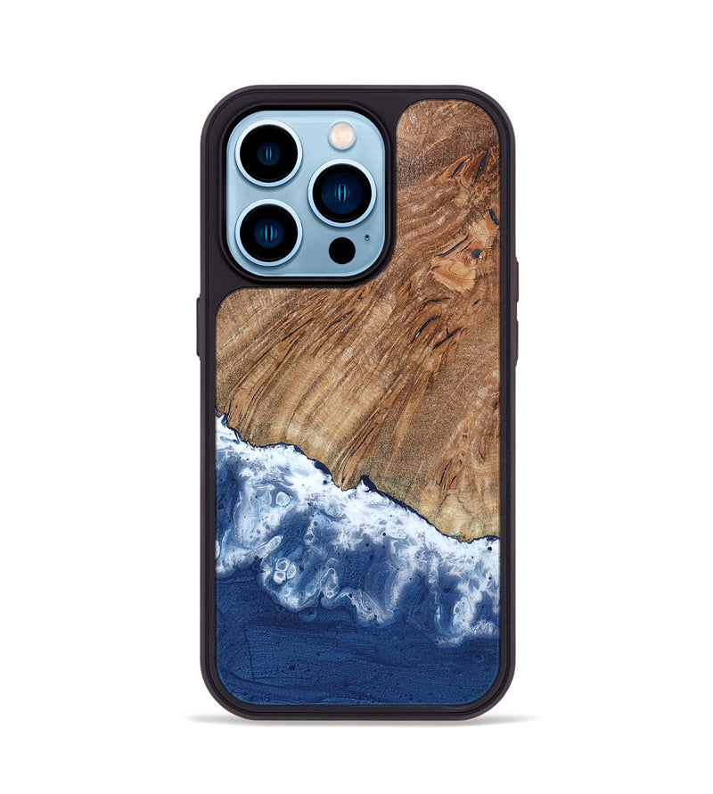 iPhone 14 Pro Wood Phone Case - Zoey (Coastal, 800907)