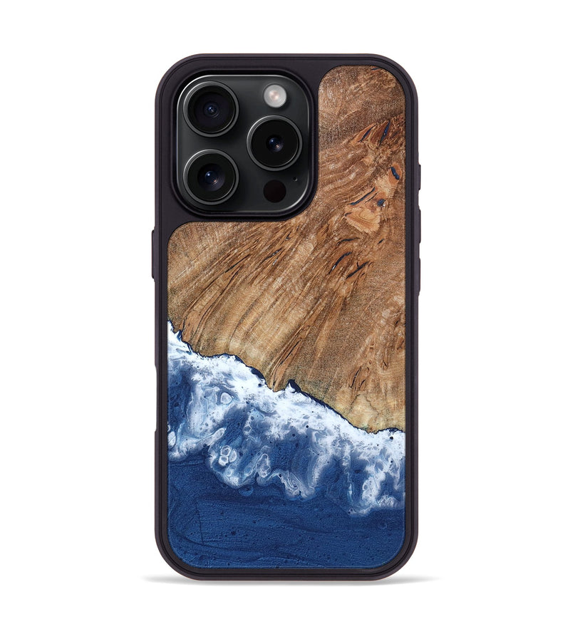 iPhone 16 Pro Wood Phone Case - Zoey (Coastal, 800907)