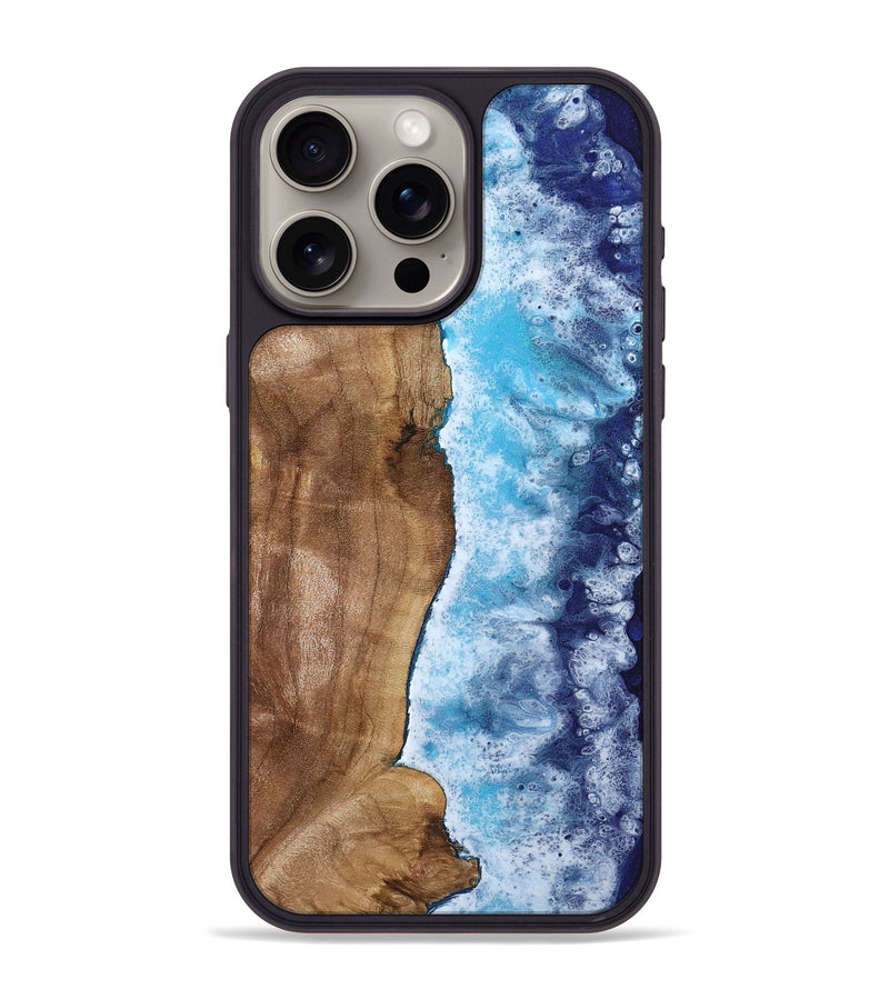 iPhone 15 Pro Max Wood Phone Case - Alaiya (Coastal, 800909)