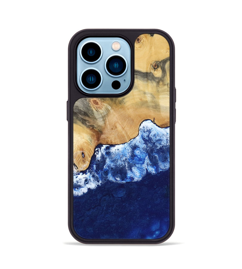 iPhone 14 Pro Wood Phone Case - Grace (Coastal, 800910)