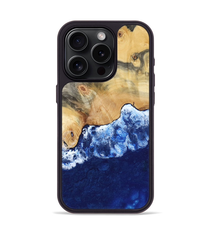 iPhone 15 Pro Wood Phone Case - Grace (Coastal, 800910)