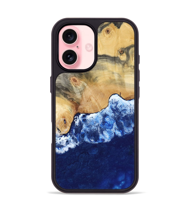 iPhone 16 Wood Phone Case - Grace (Coastal, 800910)