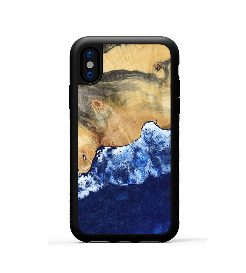 iPhone Xs Wood Phone Case - Grace (Coastal, 800910)