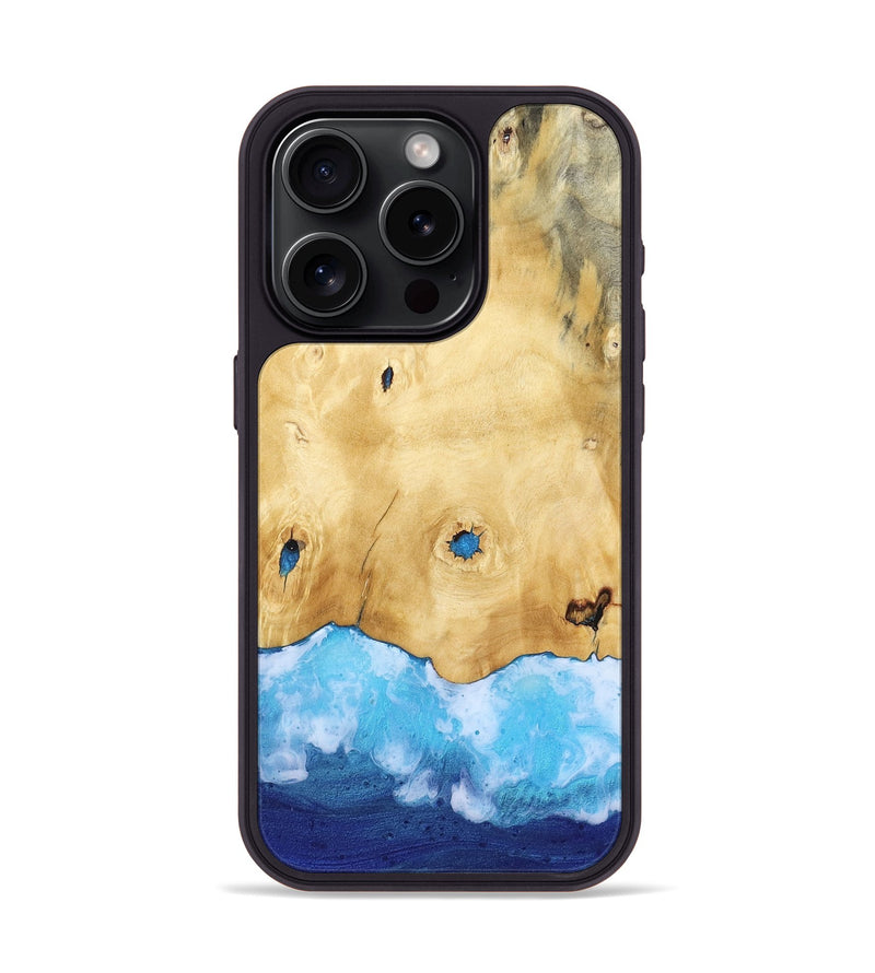 iPhone 15 Pro Wood Phone Case - Ed (Coastal, 800916)
