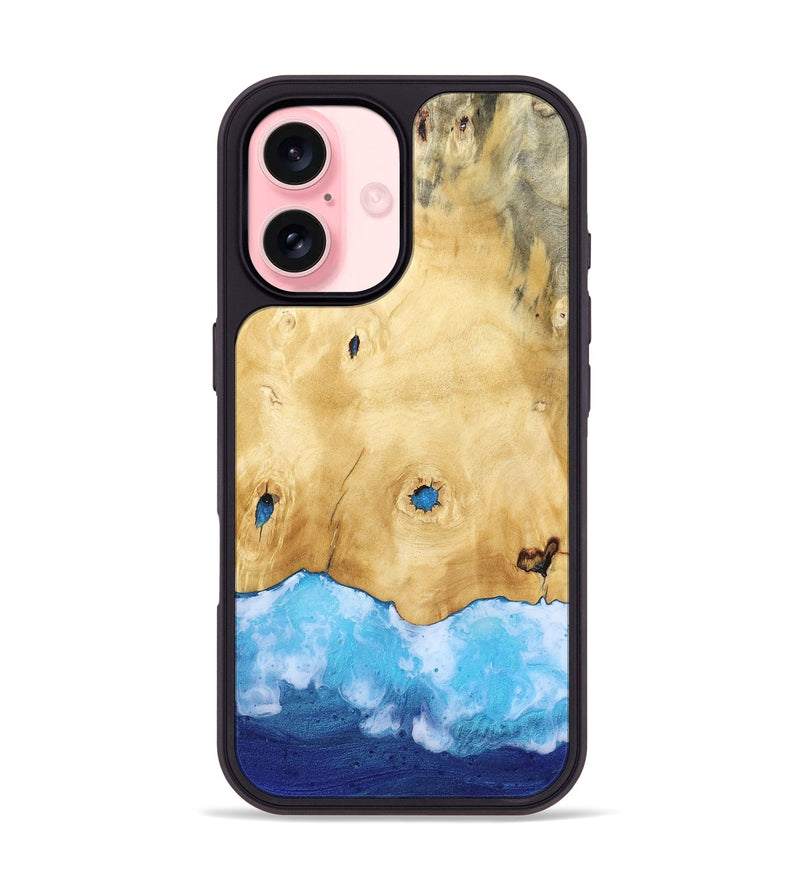 iPhone 16 Wood Phone Case - Ed (Coastal, 800916)