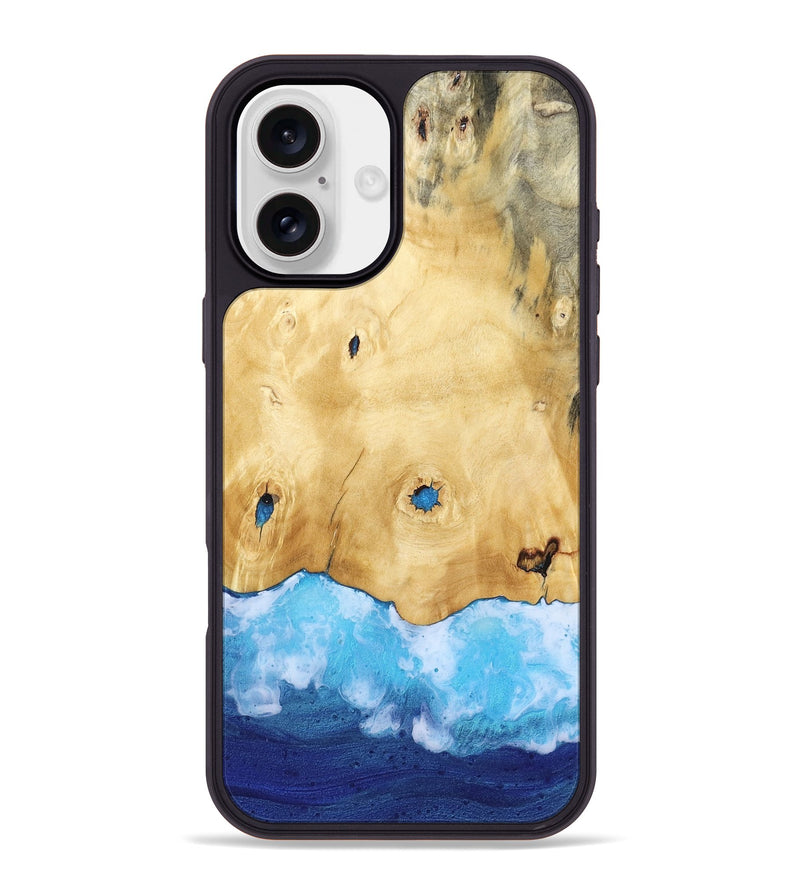 iPhone 16 Plus Wood Phone Case - Ed (Coastal, 800916)