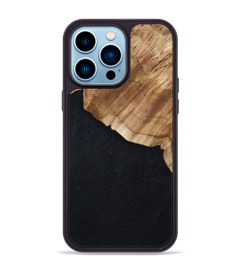 iPhone 14 Pro Max Wood Phone Case - Kimora (Wood Burl, 800921)
