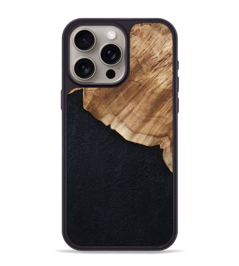 iPhone 15 Pro Max Wood Phone Case - Kimora (Wood Burl, 800921)