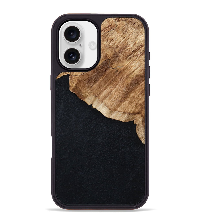 iPhone 16 Plus Wood Phone Case - Kimora (Wood Burl, 800921)