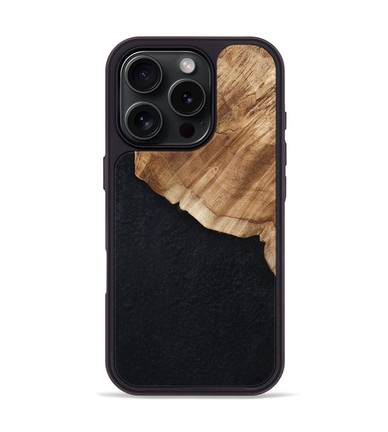 iPhone 16 Pro Wood Phone Case - Kimora (Wood Burl, 800921)