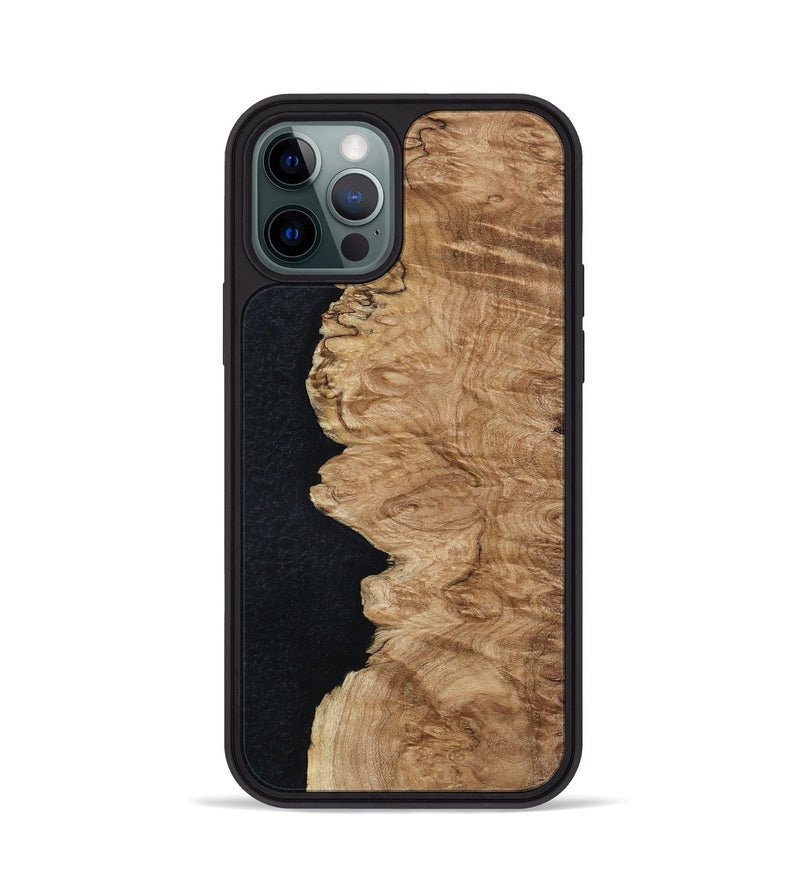 iPhone 12 Pro Wood Phone Case - Saundra (Wood Burl, 800922)
