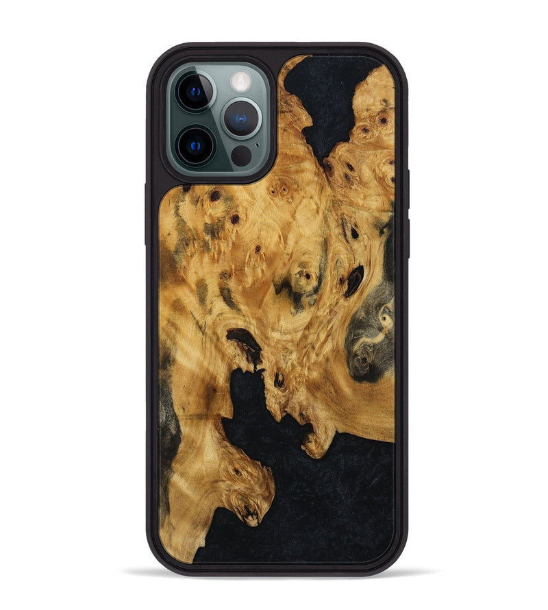 iPhone 12 Pro Max Wood Phone Case - Julius (Wood Burl, 800923)