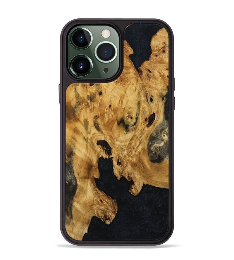 iPhone 13 Pro Max Wood Phone Case - Julius (Wood Burl, 800923)