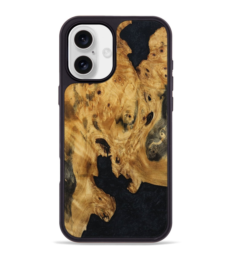 iPhone 16 Plus Wood Phone Case - Julius (Wood Burl, 800923)