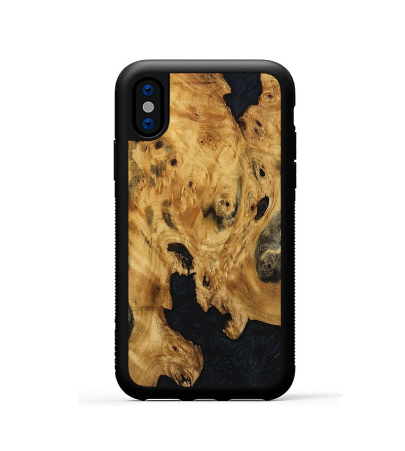 iPhone Xs Wood Phone Case - Julius (Wood Burl, 800923)