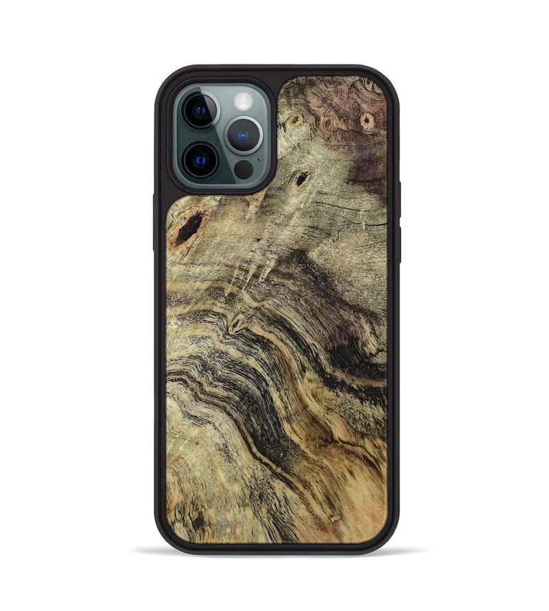 iPhone 12 Pro Wood Phone Case - Jayson (Wood Burl, 800926)