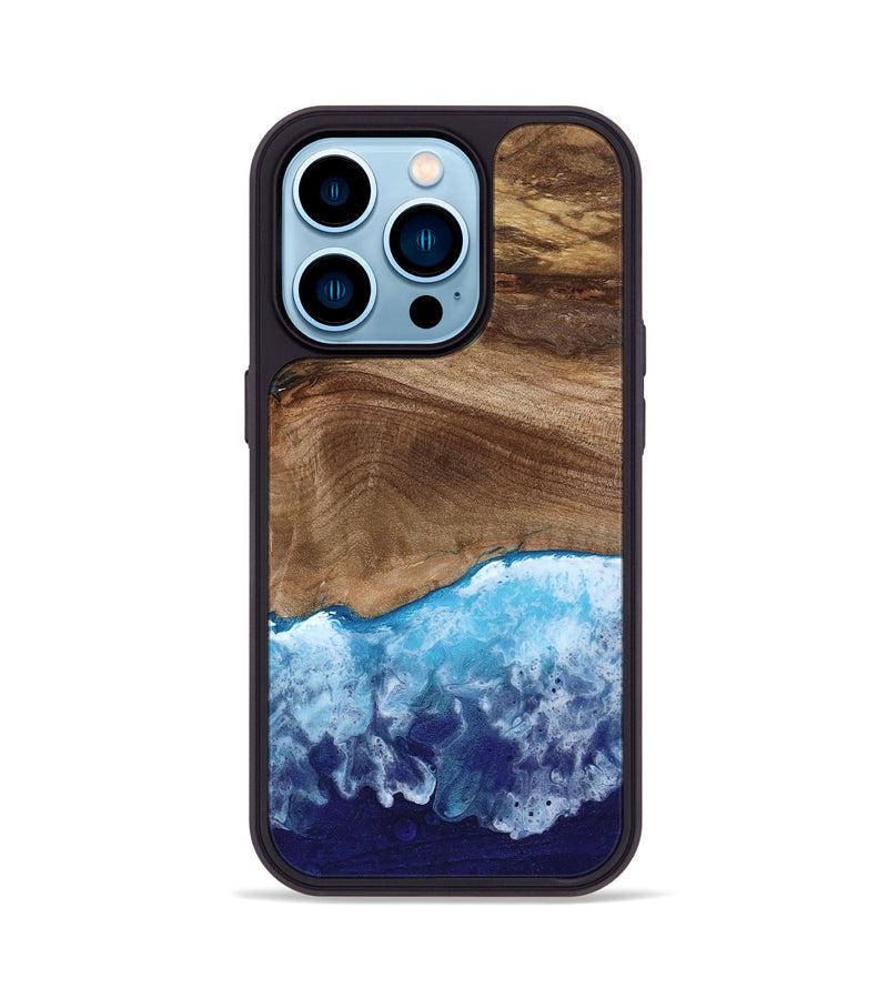 iPhone 14 Pro Wood Phone Case - Shania (Coastal, 800930)