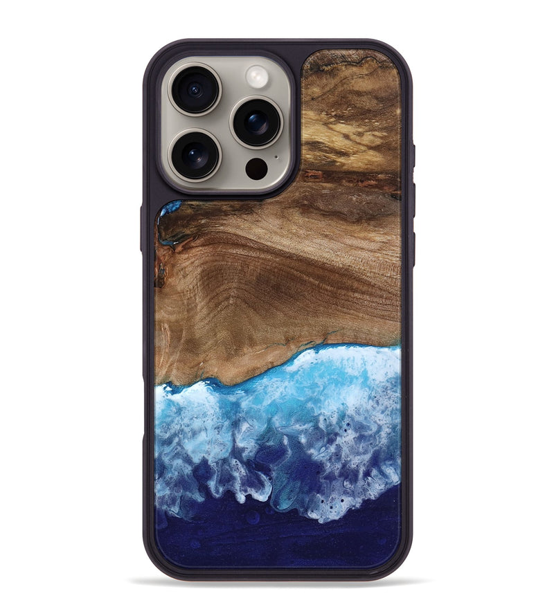 iPhone 16 Pro Max Wood Phone Case - Shania (Coastal, 800930)