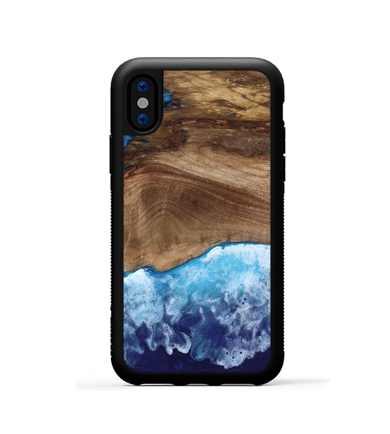 iPhone Xs Wood Phone Case - Shania (Coastal, 800930)