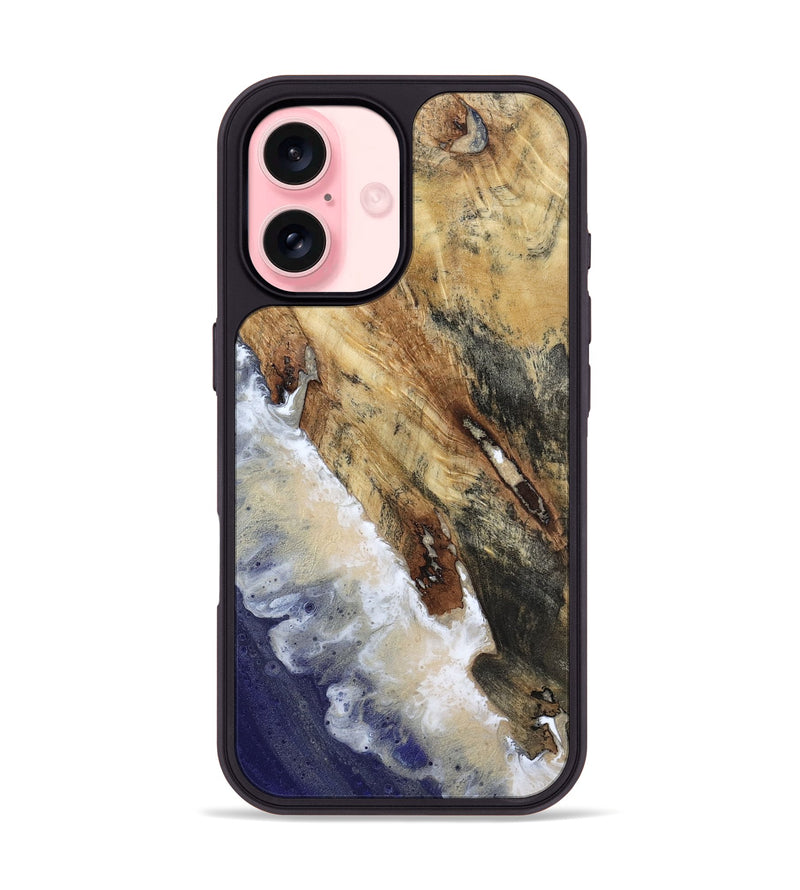 iPhone 16 Wood Phone Case - Sammie (Coastal, 800941)