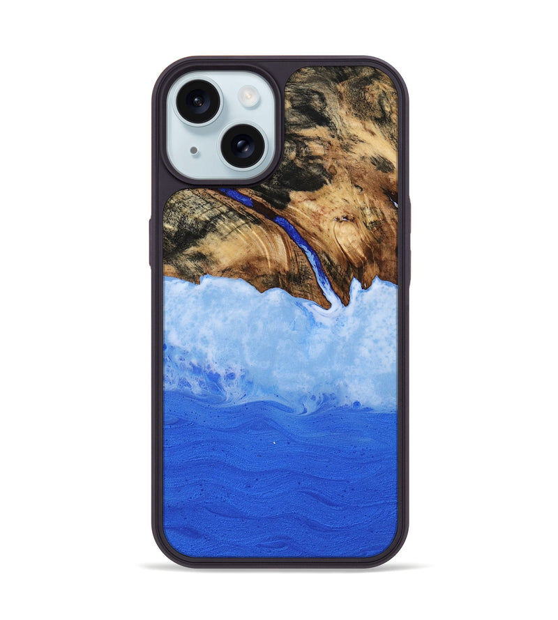 iPhone 15 Wood Phone Case - Angela (Coastal, 800943)