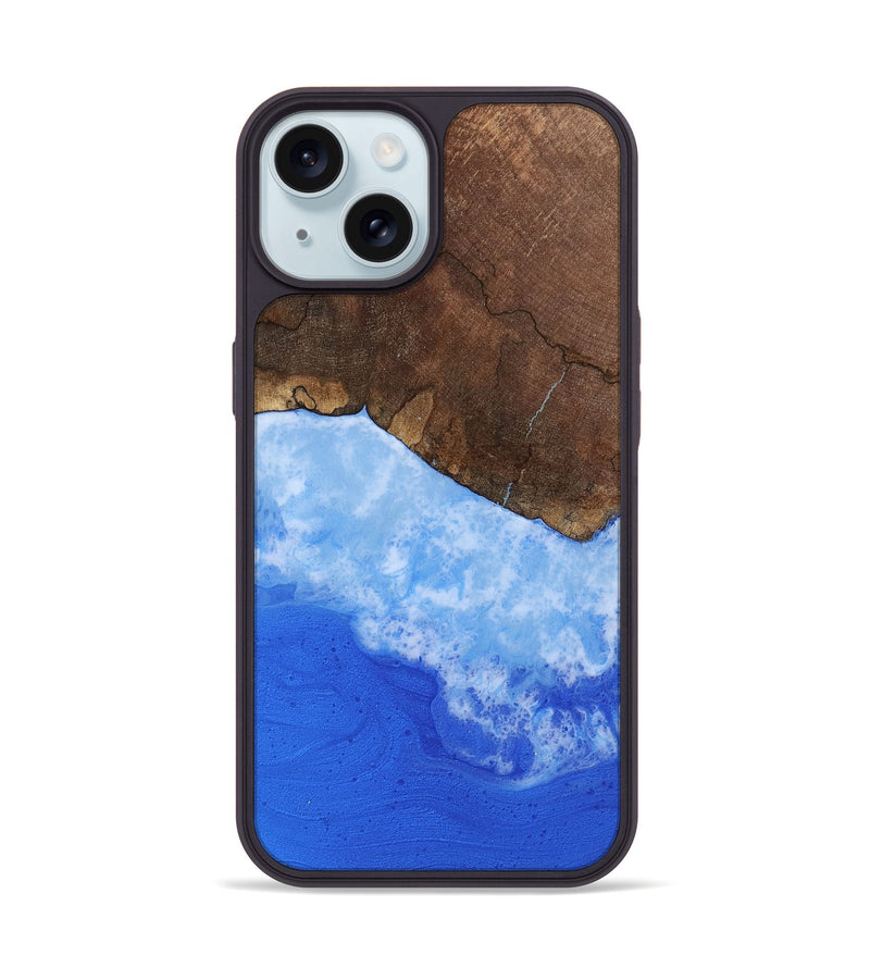 iPhone 15 Wood Phone Case - Abbie (Coastal, 800945)