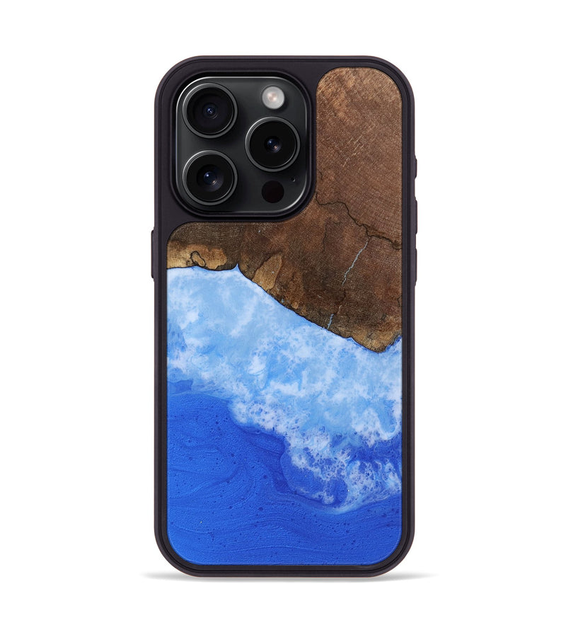 iPhone 15 Pro Wood Phone Case - Abbie (Coastal, 800945)
