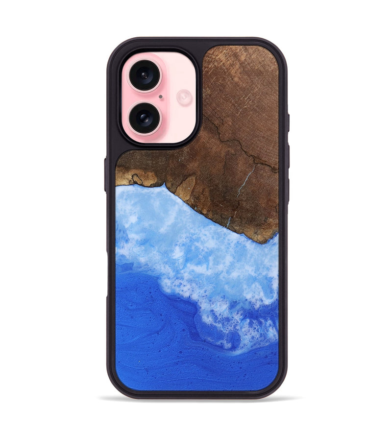 iPhone 16 Wood Phone Case - Abbie (Coastal, 800945)