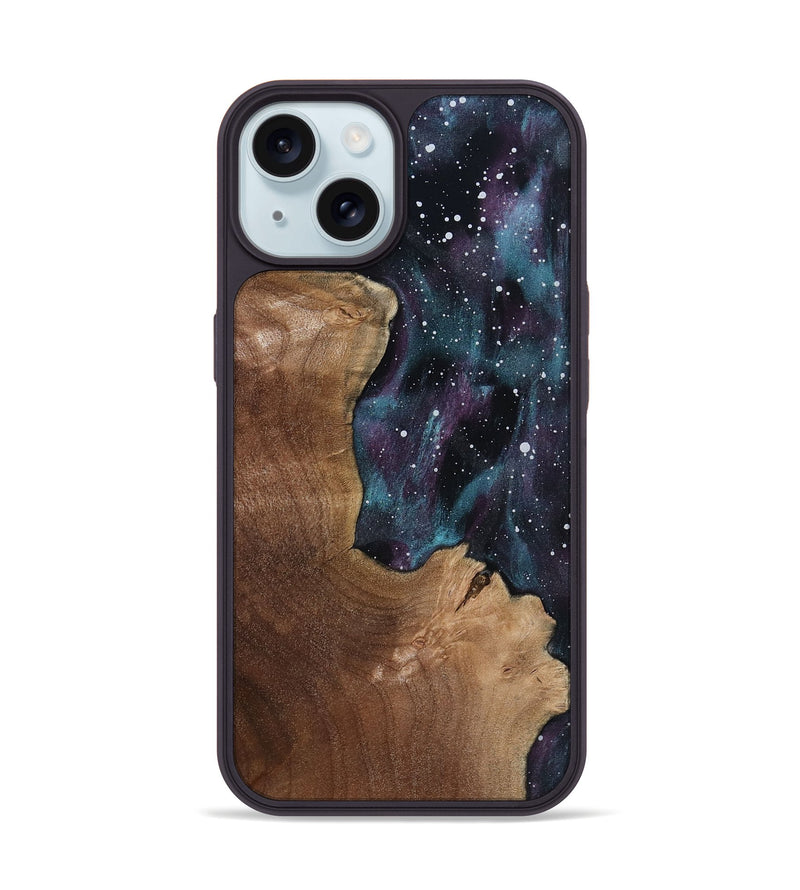 iPhone 15 Wood Phone Case - Cordell (Cosmos, 800965)