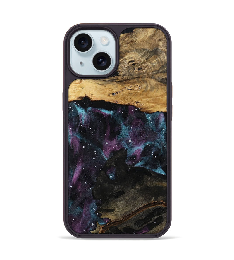 iPhone 15 Wood Phone Case - Marely (Cosmos, 800966)
