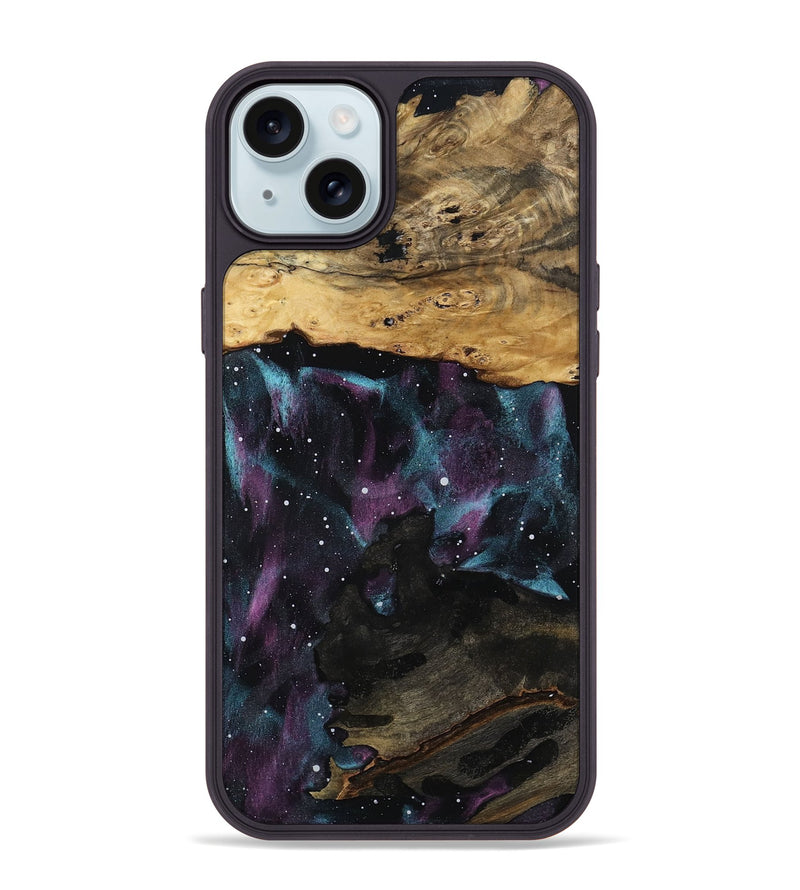 iPhone 15 Plus Wood Phone Case - Marely (Cosmos, 800966)