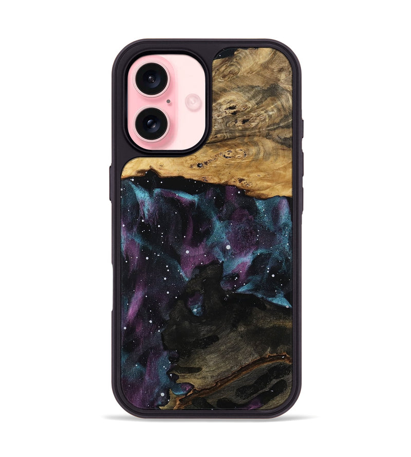 iPhone 16 Wood Phone Case - Marely (Cosmos, 800966)
