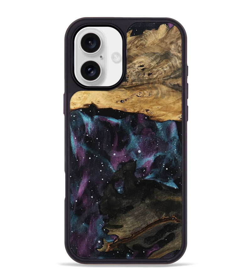 iPhone 16 Plus Wood Phone Case - Marely (Cosmos, 800966)