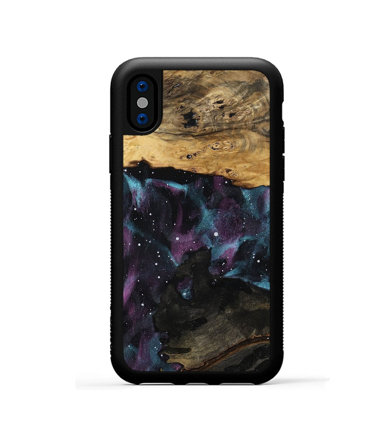 iPhone Xs Wood Phone Case - Marely (Cosmos, 800966)