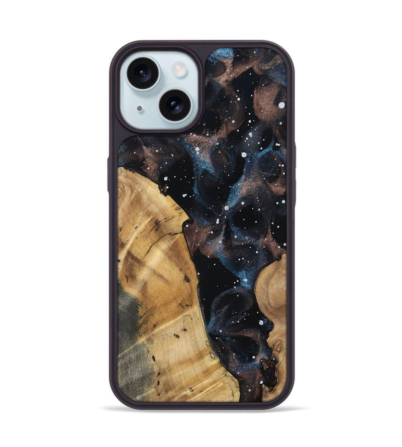 iPhone 15 Wood Phone Case - Irene (Cosmos, 800982)