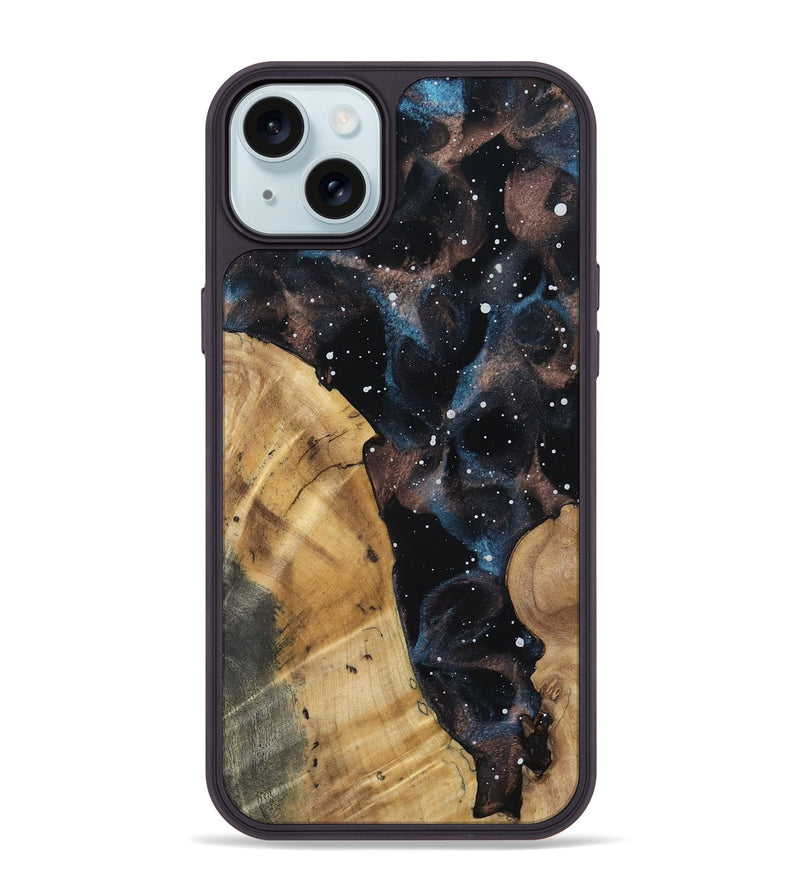 iPhone 15 Plus Wood Phone Case - Irene (Cosmos, 800982)
