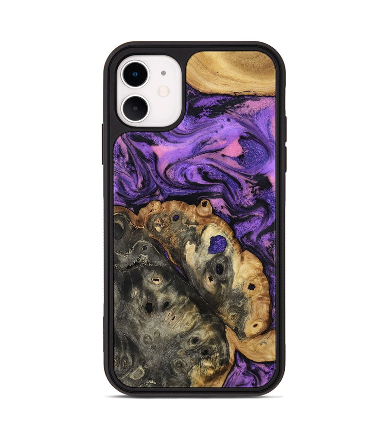 iPhone 11 Wood Phone Case - Legacy (Purple, 800992)