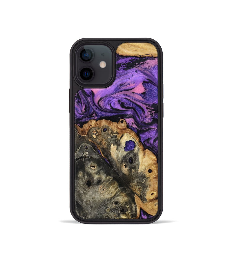 iPhone 12 mini Wood Phone Case - Legacy (Purple, 800992)