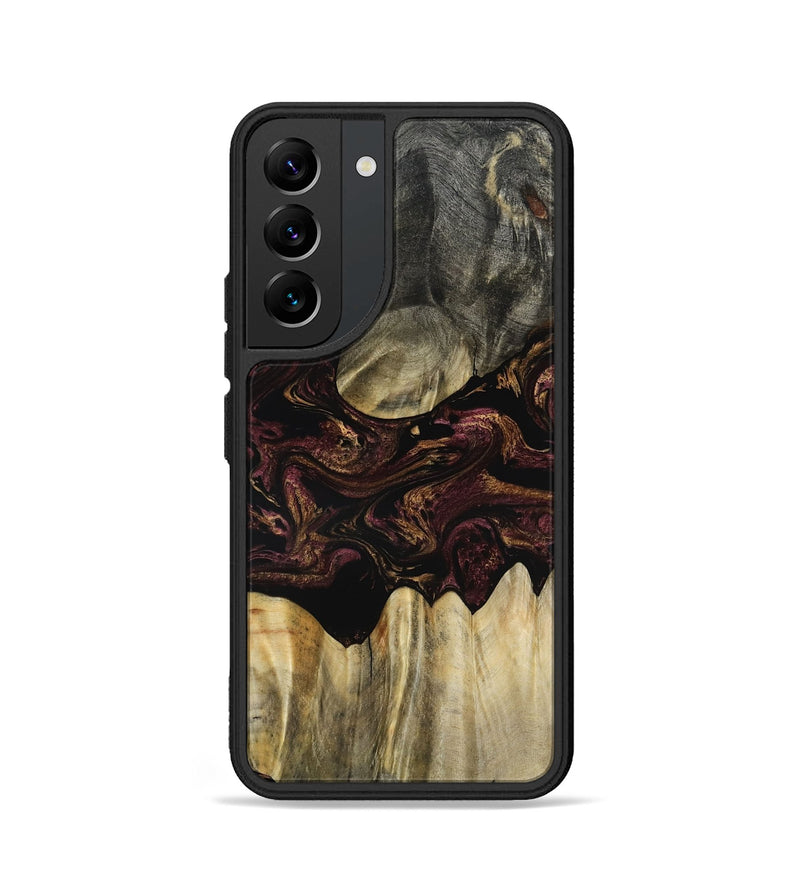 Galaxy S22 Wood Phone Case - Marco (Red, 800994)