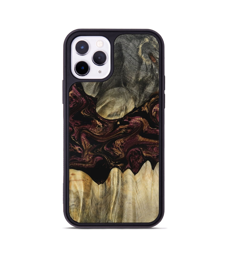 iPhone 11 Pro Wood Phone Case - Marco (Red, 800994)